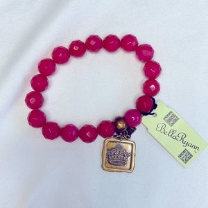 Bella Ryann Faceted Bead Stretch Bracelet NWT